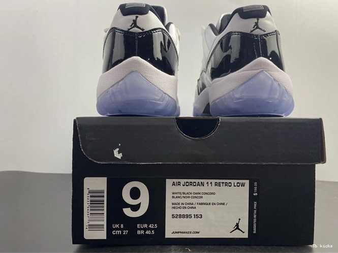 Cheap TBK Jordan 528895- Concord Low Retro 4113 11 Breathable 1027